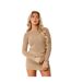 Haut Femme Marron Clair Missy Empire-1