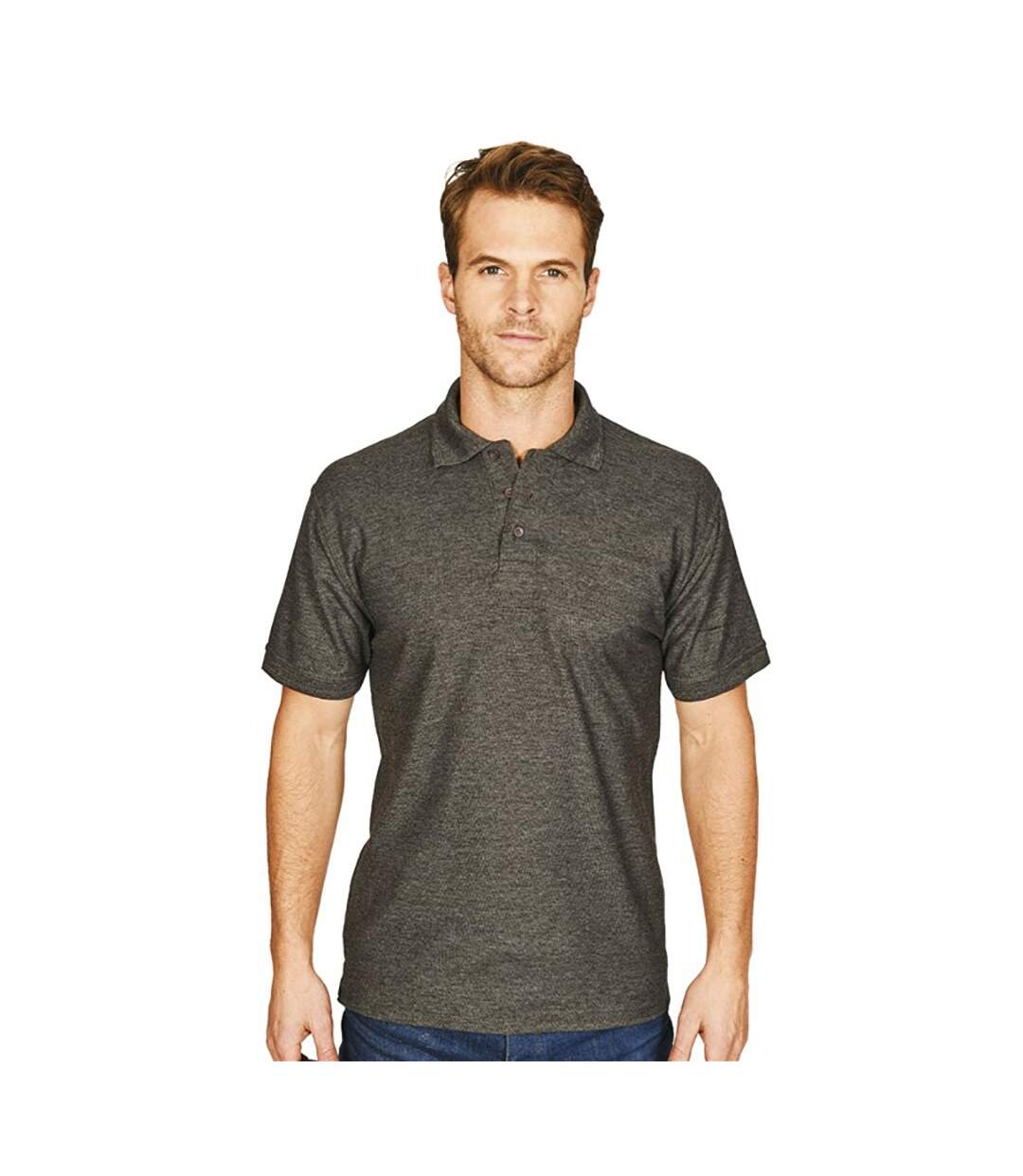Polo Precision Homme Anthracite Absolute Apparel-1