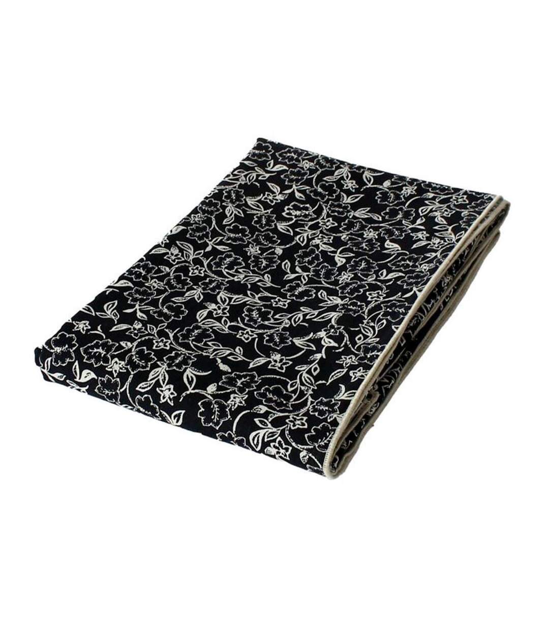 Nappe Déperlante Imprimé Linette 140x240cm Noir & Écru-1