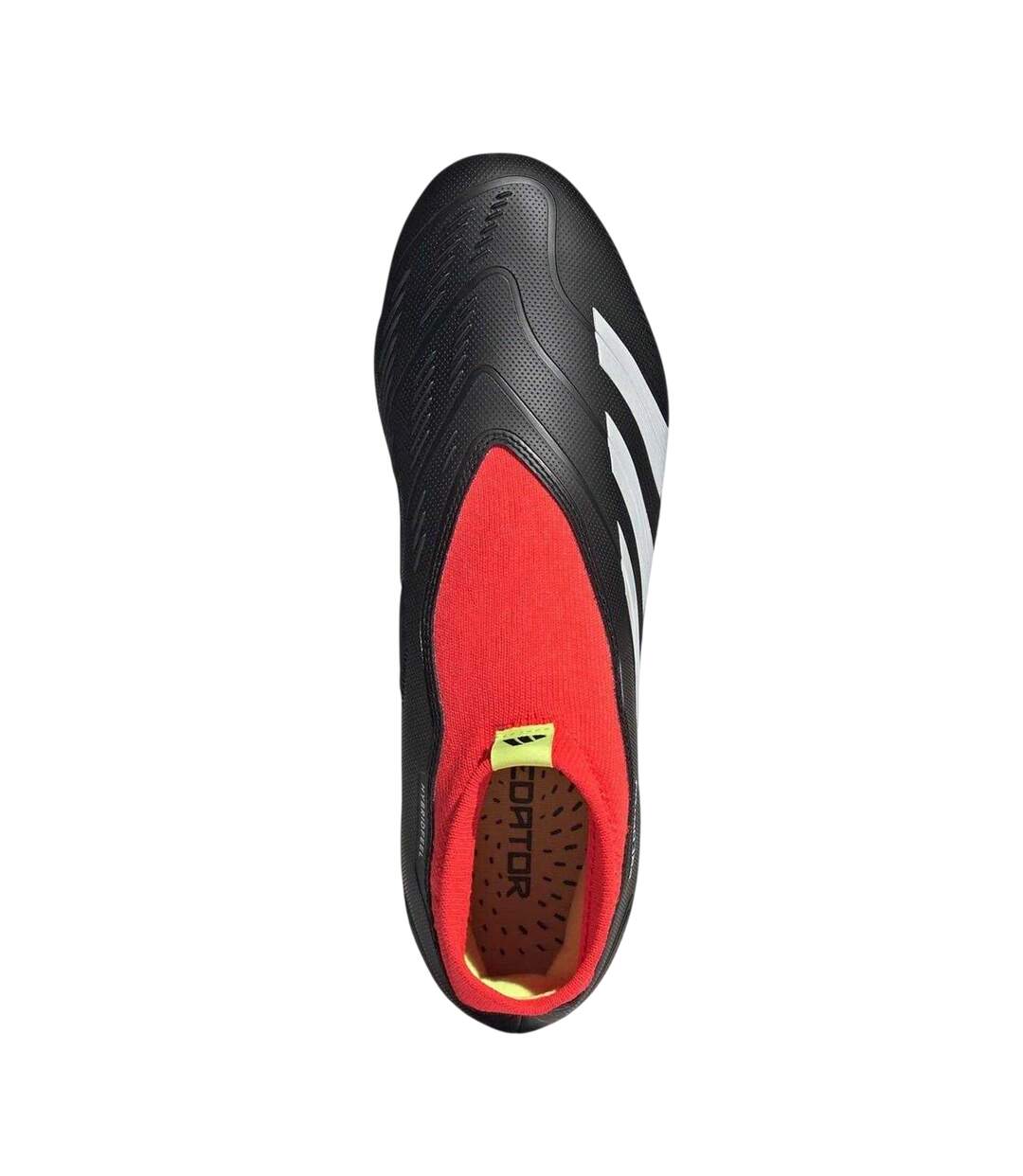 Mens Predator Elite Firm Ground Football Boots Black White Red Adidas-4