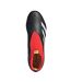 Mens Predator Elite Firm Ground Football Boots Black White Red Adidas-4