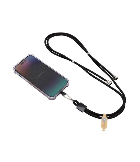 Carryloop Adjustable Recycled Pet Phone Holder Lanyard Black XD Collection