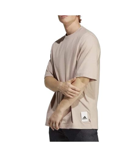 T-Shirt marron homme adidas caps