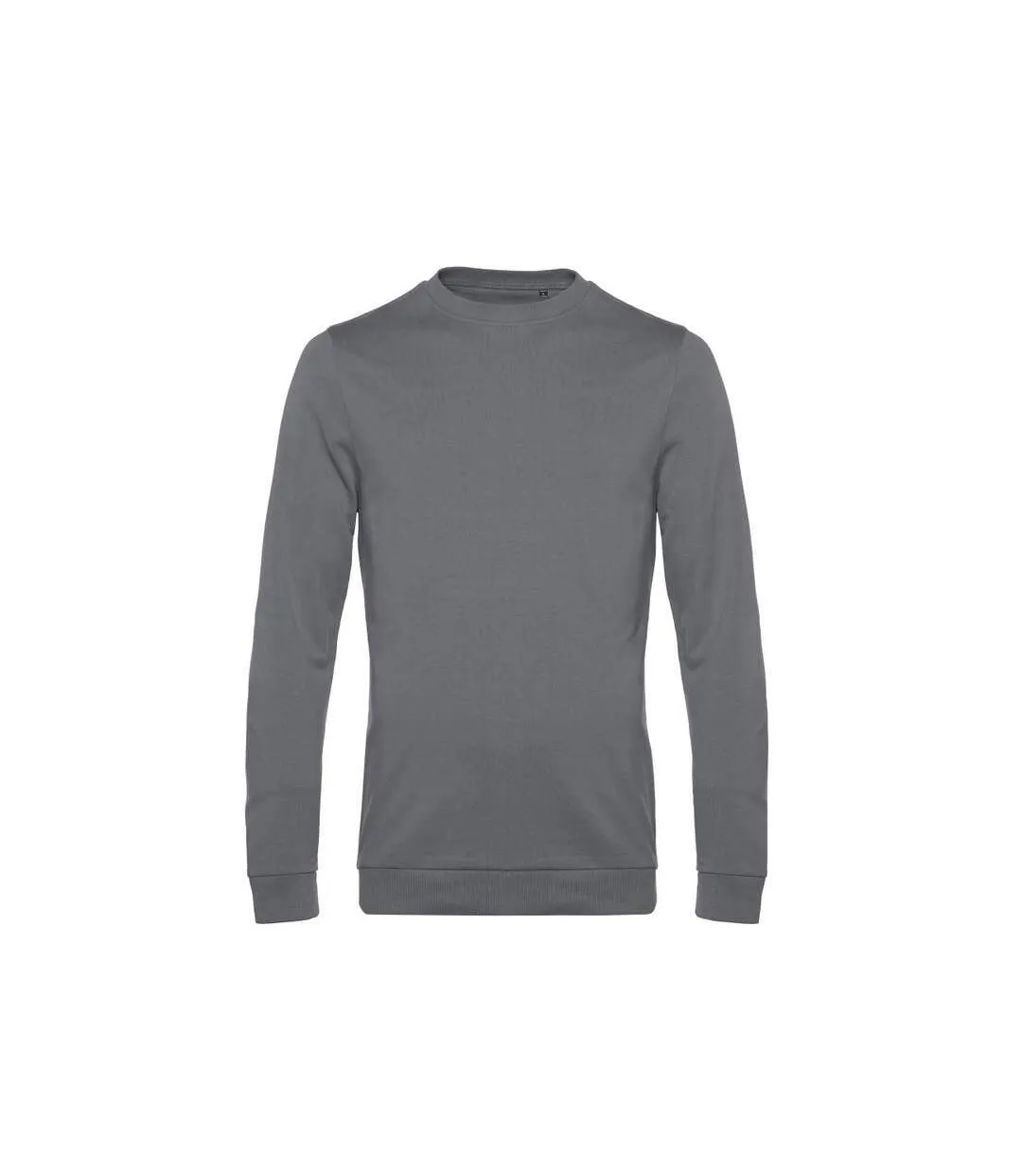 Sweatshirt À Manches Longues Pour Hommes Gris B&C-2