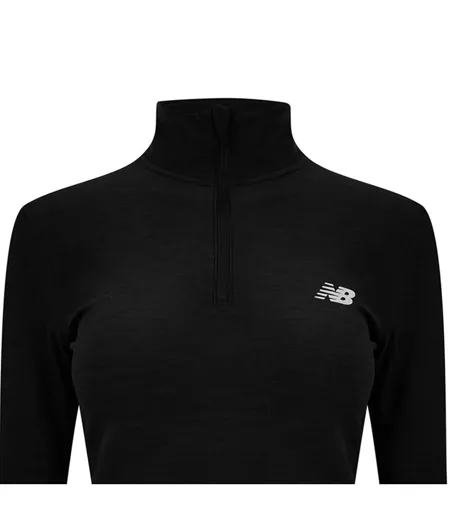 Haut Course À Pied Femme Noir New Balance