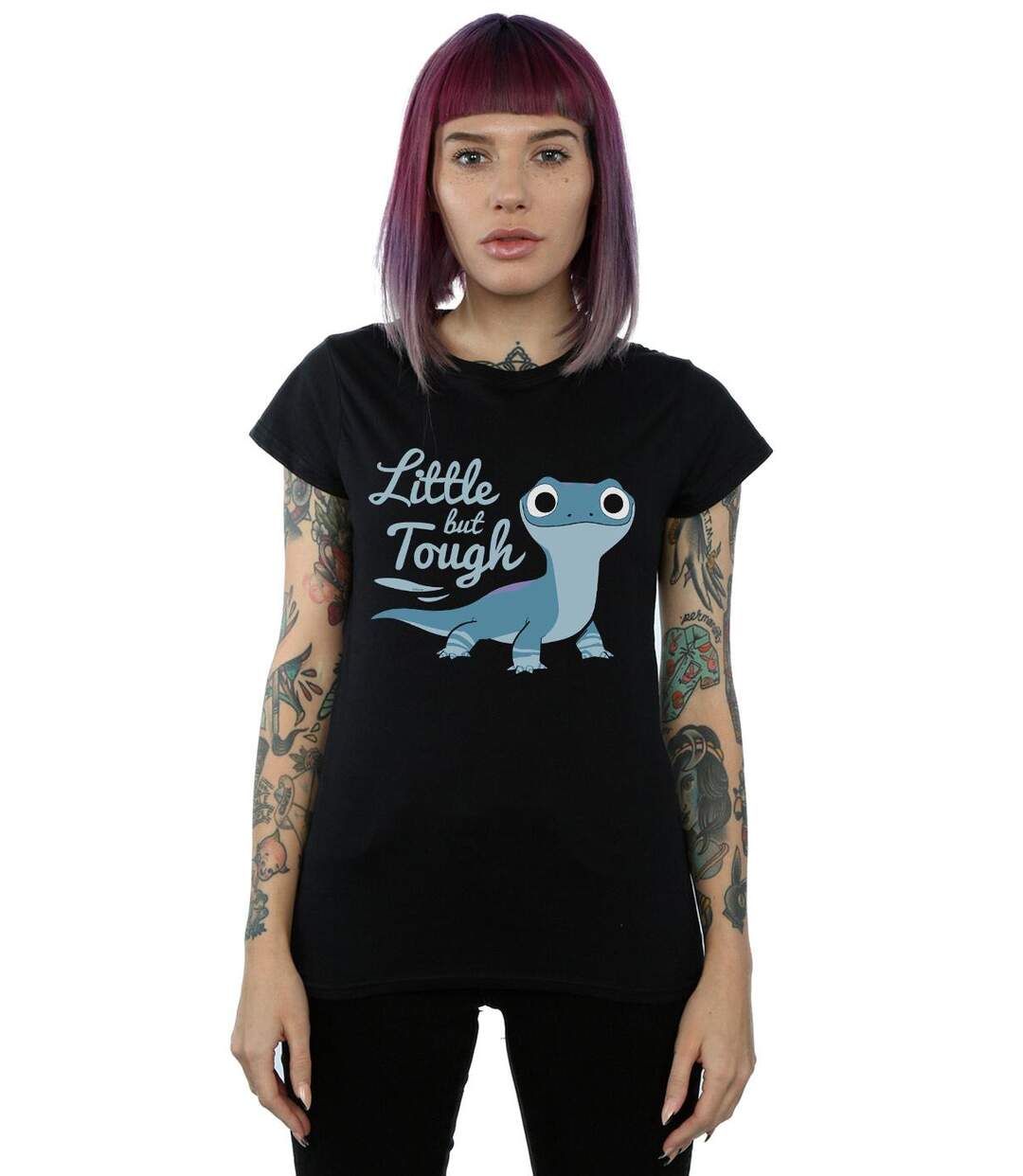 Disney Femme/Les femmes Frozen 2 Salamander Bruni Tough Cotton T-Shirt (Noir) - UTBI21860-2