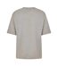Unisex Adult Cotton T-shirt Grey Black Off White-2