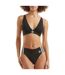 Pack Of 2  Womens/ladies Cotton Comfort Thong  Black Adidas-1