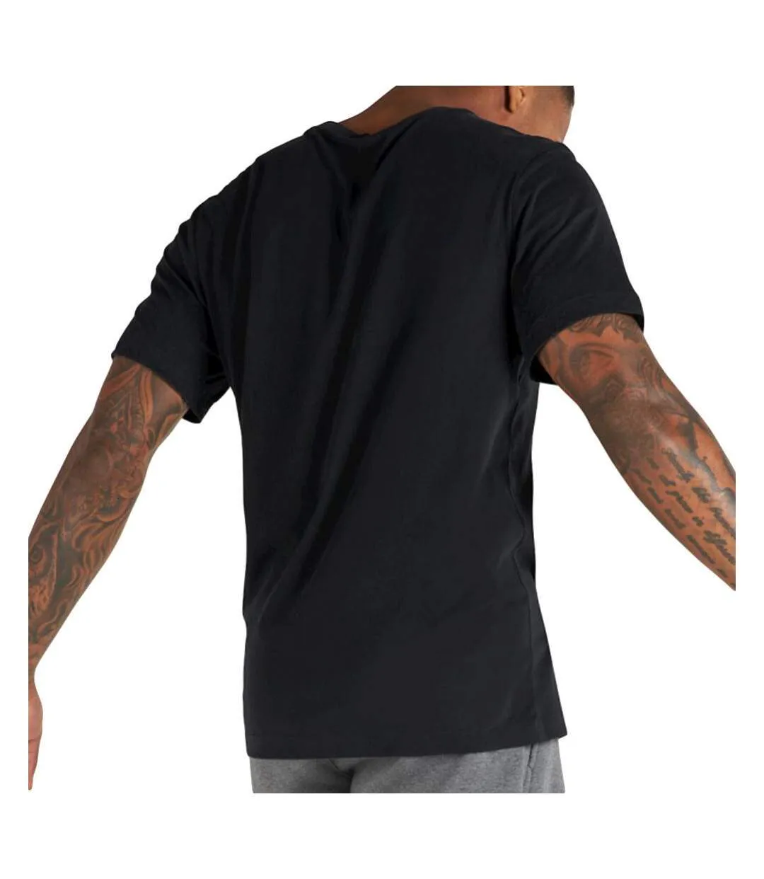 T-shirt noir homme nike crew neck-2