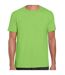 T-shirt softstyle homme vert citron Gildan