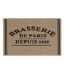 Tapis de Cuisine Troquet 50x80cm Marron-1