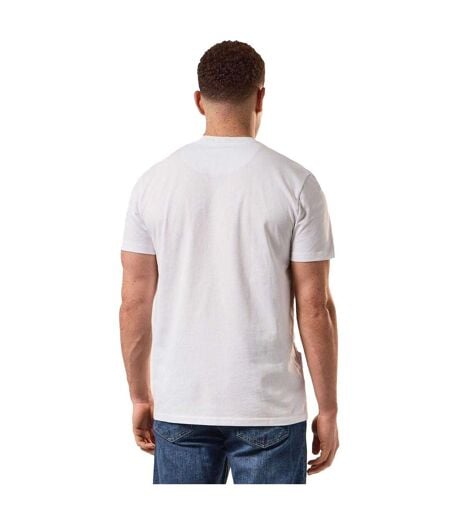 T-shirt Motif/style Attaque Massive Blue Lines Homme Blanc Weekend Offender