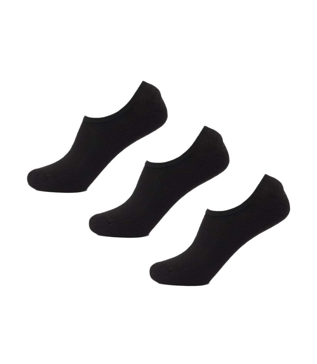 X3 Chaussettes Invisible  Noir  Mixte Twinday Collection - 37/41