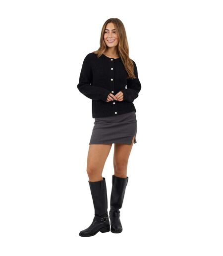 Mini Jupe Femme Charbon Chiné Brave Soul