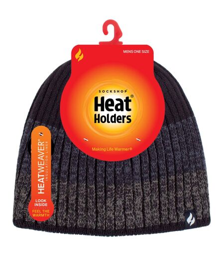 Bonnet d'hiver à rayures thermiques pour hommes