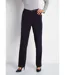 Pantalon infroissable taille semi élastiquée-1