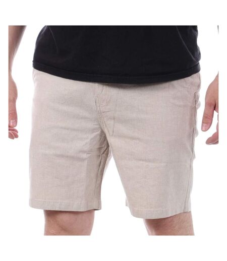 Short beige homme teddy smith linen - l