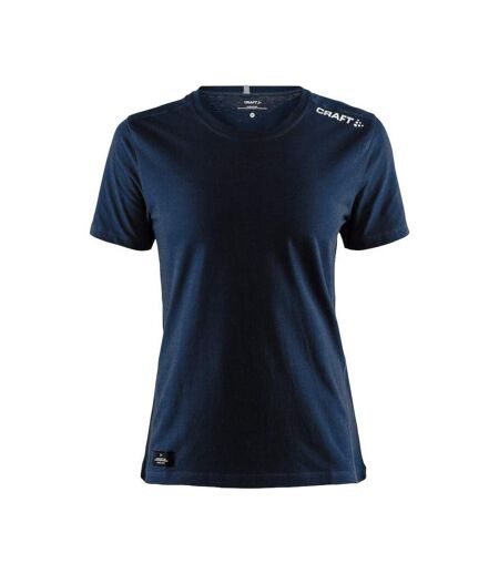 T-shirt marine femme craft community mix