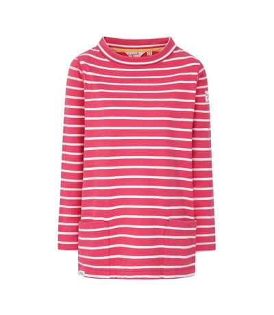 Sweat Motif/style Rayé Femme Pourpre Lazy Jacks
