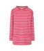 Sweat Motif/style Rayé Femme Pourpre Lazy Jacks-1