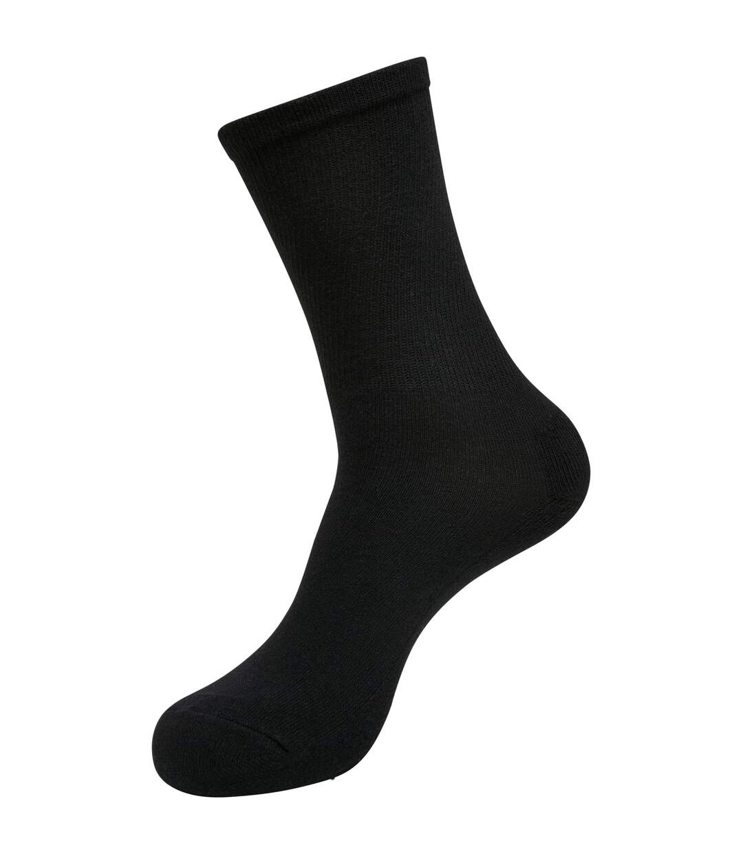 Chaussettes Motif/style Uni Adulte Noir Build Your Brand-1