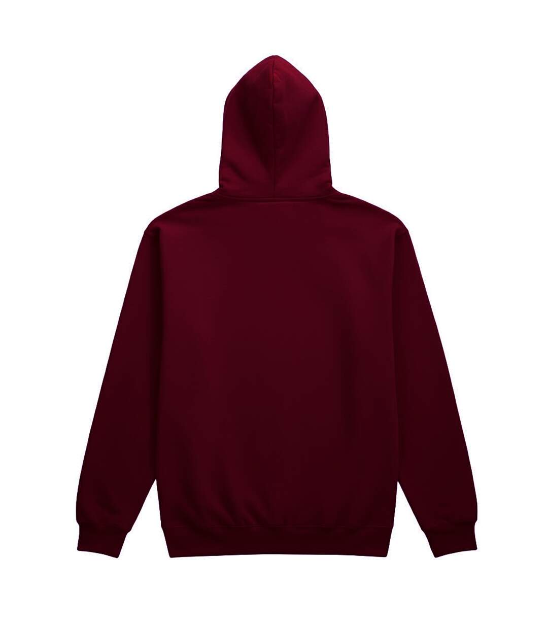 Unisex Adult Midweight Fleece Hoodie Maroon Gildan-2