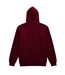 Unisex Adult Midweight Fleece Hoodie Maroon Gildan-2