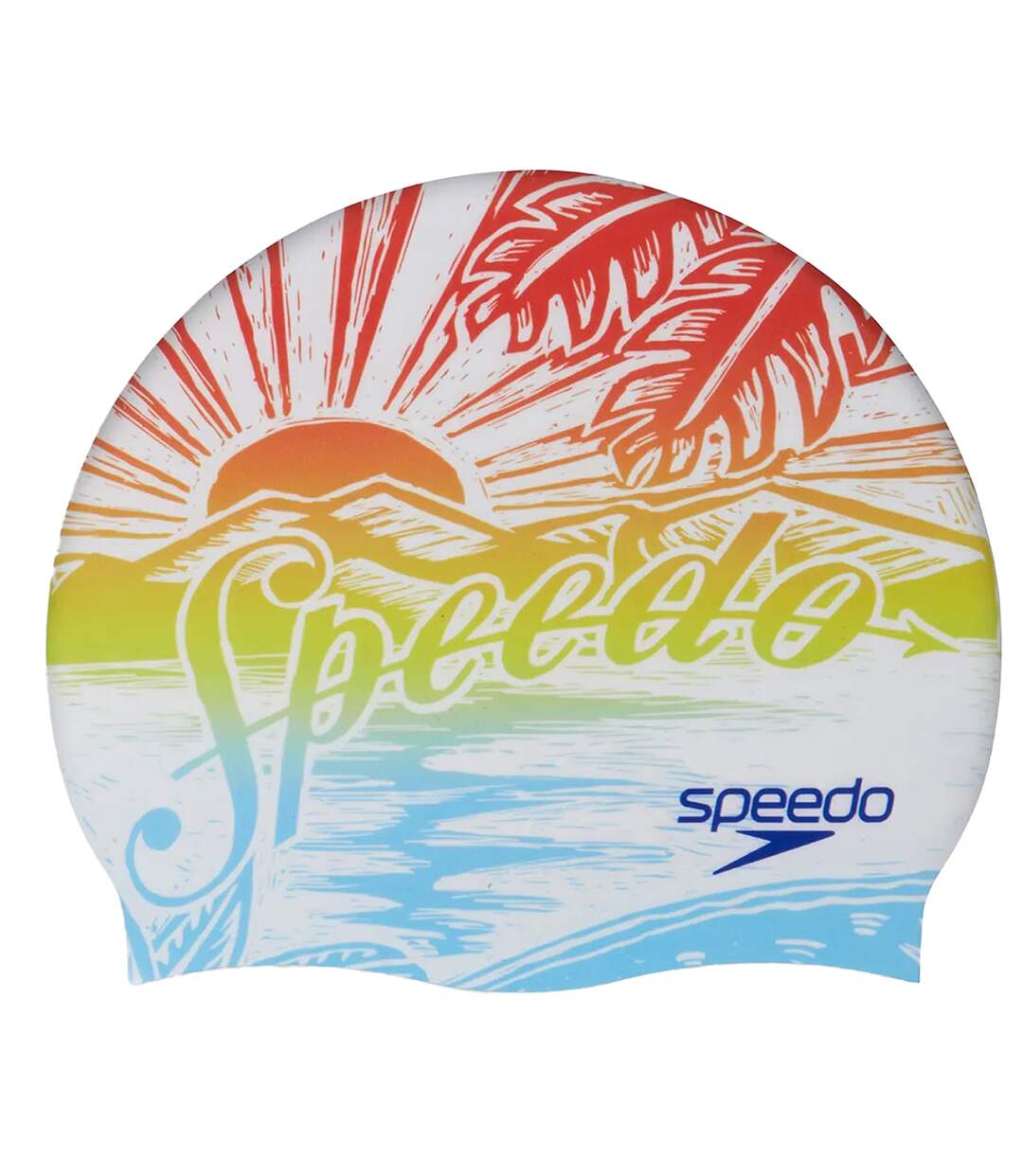 Bonnet De Bain Orange Volcanique Speedo-1