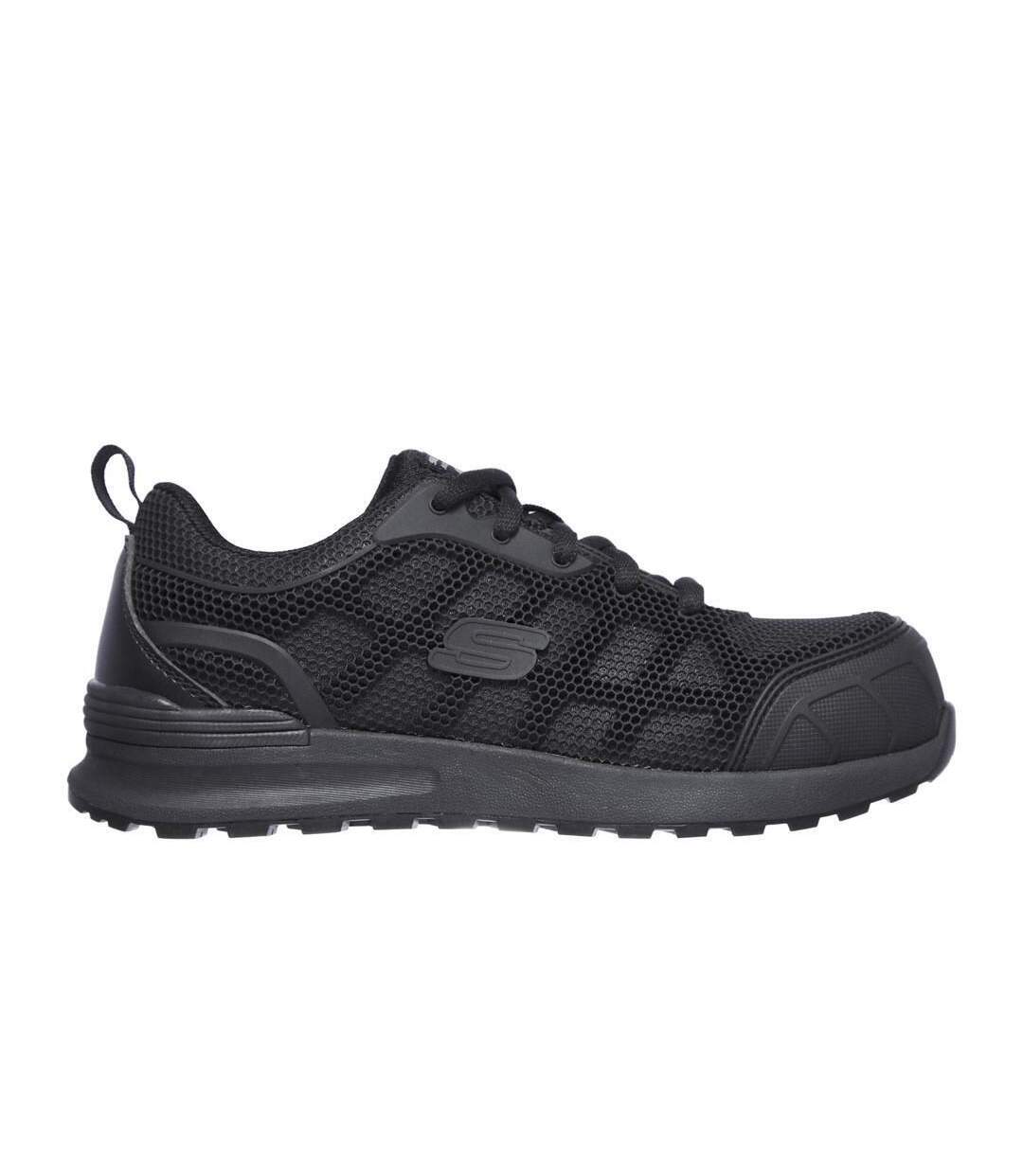 Womens/ladies bulklin ayak safety shoes black Skechers-2