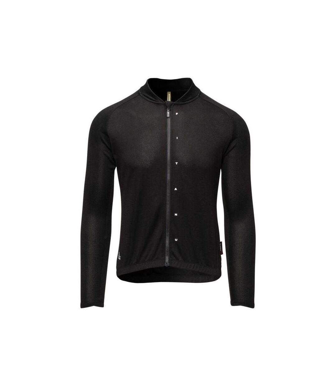 Maillot De Cyclisme Vialetta Homme Noir Fitanu-2