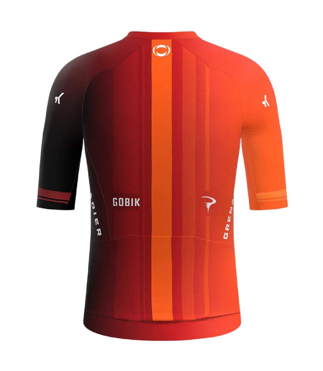 Mens Full Zip Short-sleeved Cycling Jersey Red Castore-3