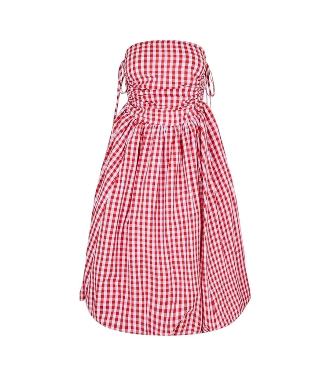 Womens/ladies Alexa Midi Dress Check AmyLynn-2