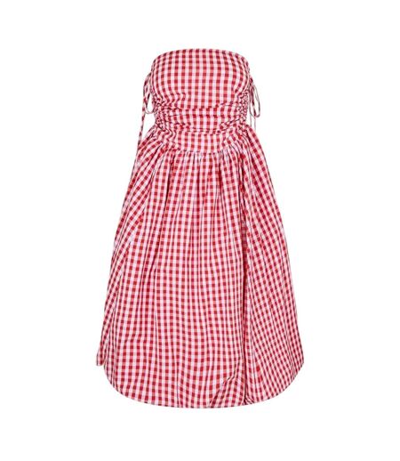 Womens/ladies Alexa Midi Dress Check AmyLynn