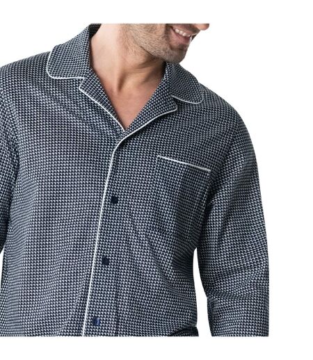 Pyjama long ouvert homme Mercerisé Eminence