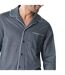Pyjama long ouvert homme Mercerisé Eminence-4