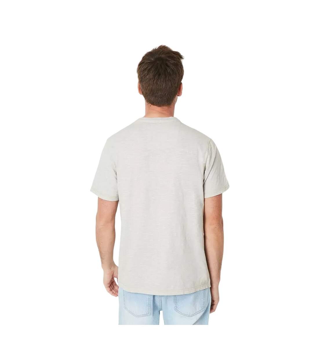 T-shirt homme taupe Maine-2