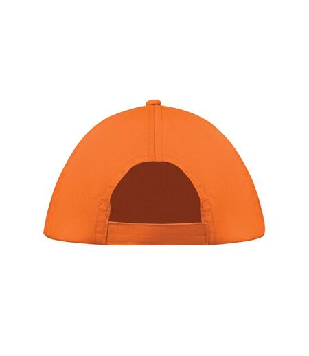 Buzz 5 Panel Baseball Cap Orange MidOcean