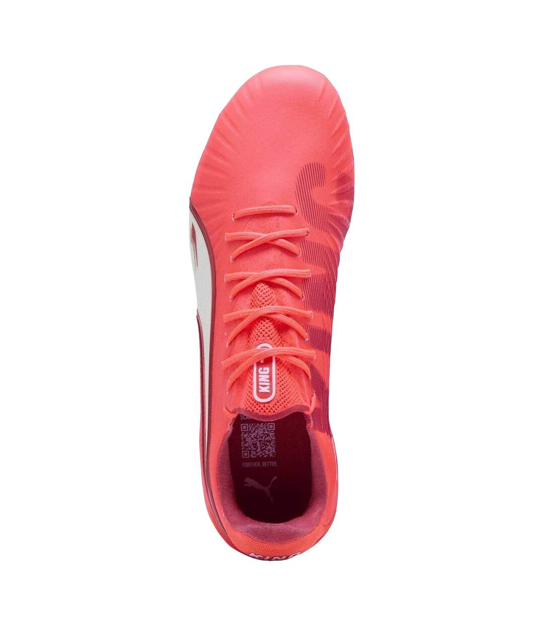Mens King Ultimate Firm Ground Football Boots Glowing Red Puma-4