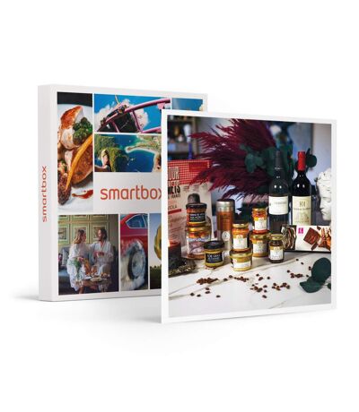 Coffret L'Intemporelle : délices gourmet et vin livrés à domicile - SMARTBOX - Coffret Cadeau Gastronomie