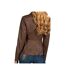 Veste Motif/style Logo Femme Marron Clair Guess-2