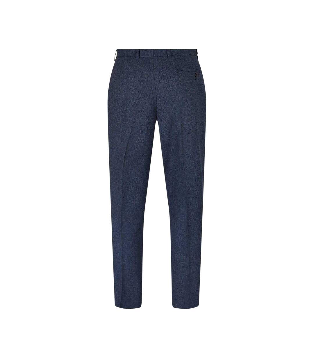 Mens Speckle Regular Formal Trousers Navy Ted Baker-3