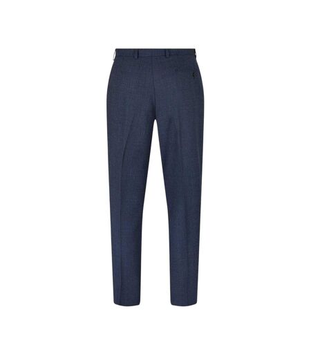 Mens Speckle Regular Formal Trousers Navy Ted Baker