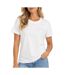 T-shirt blanc à strass femme vero moda vmforie-1