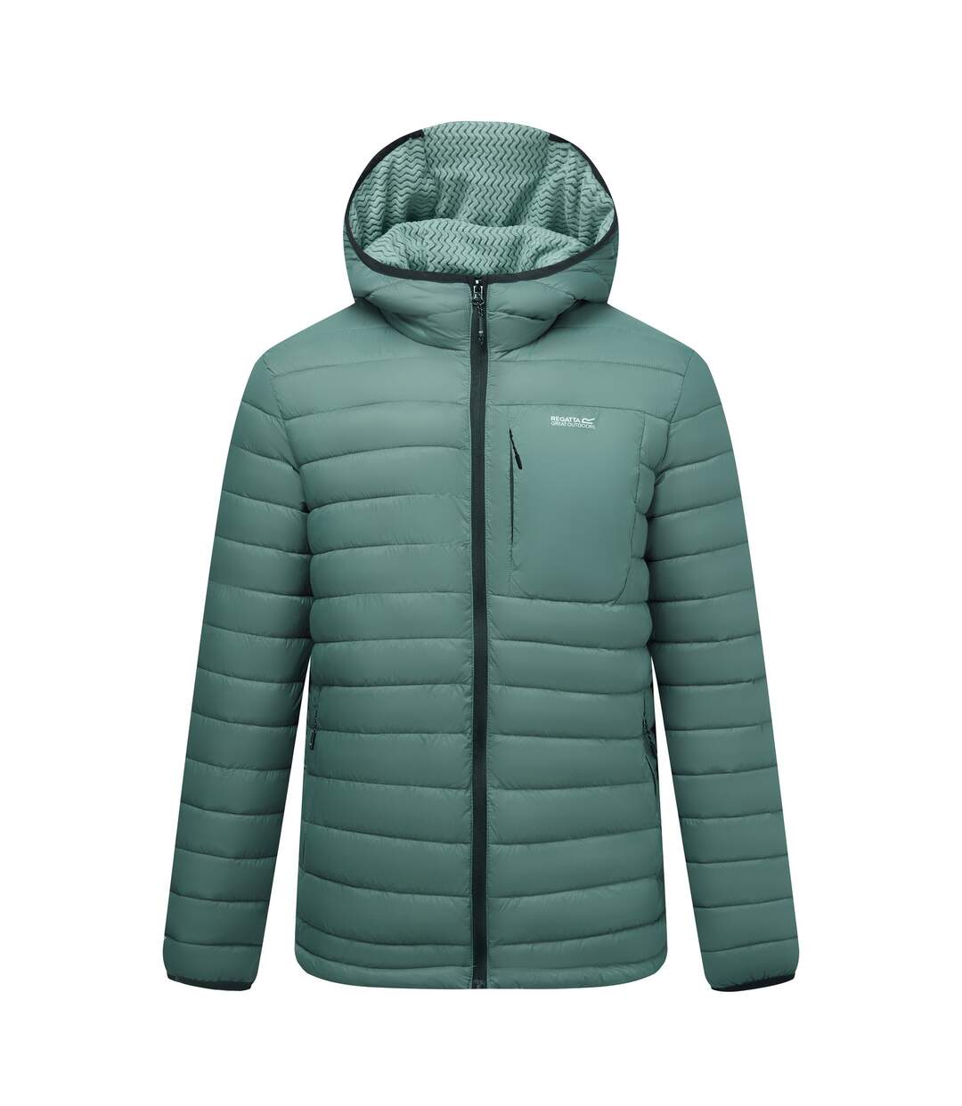 Doudoune Matelassée Homme Vert Gris Foncé Noir Regatta-2