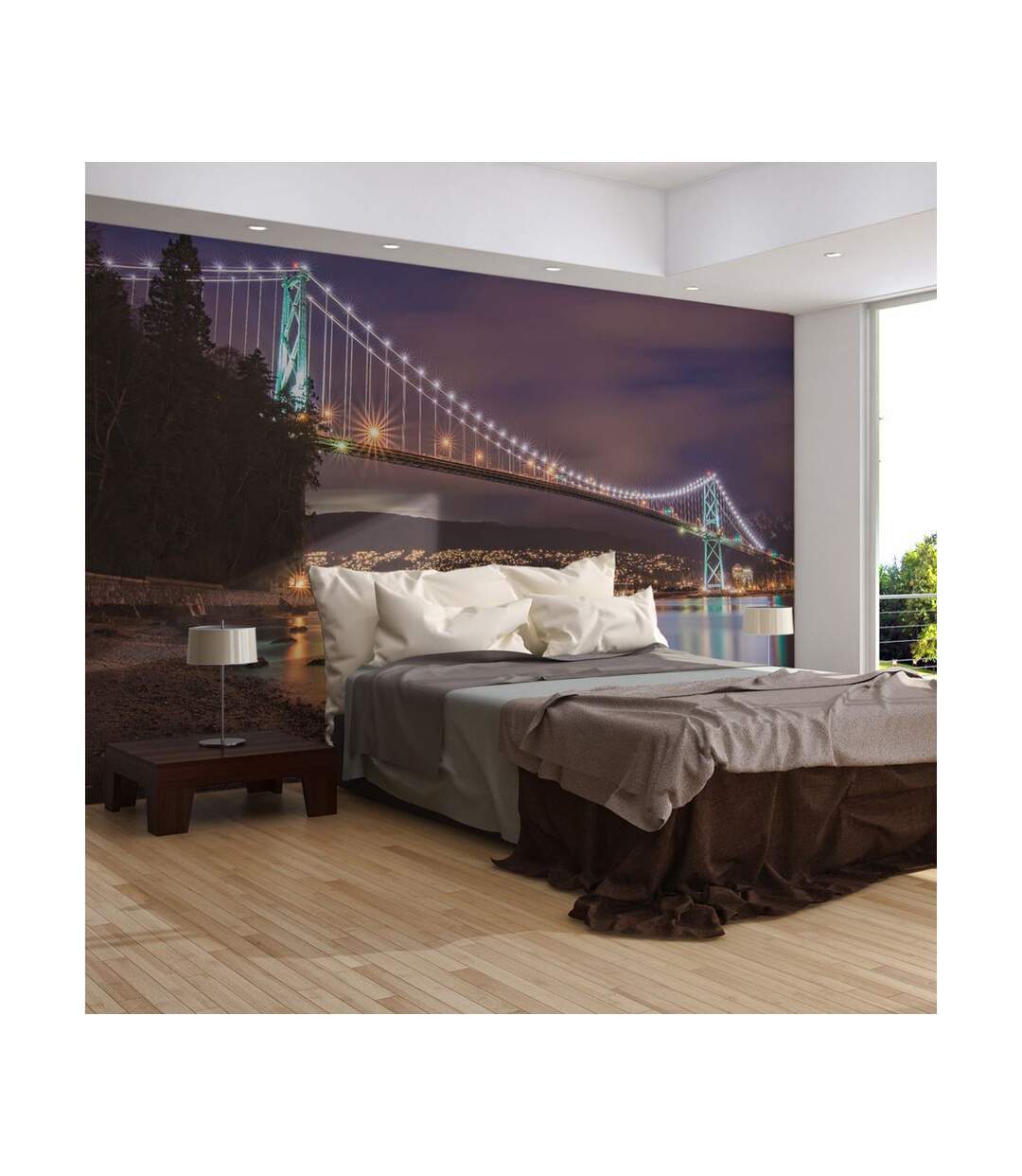 Papier Peint Lions Gate Bridge Vancouver Canada II 270x450cm-1