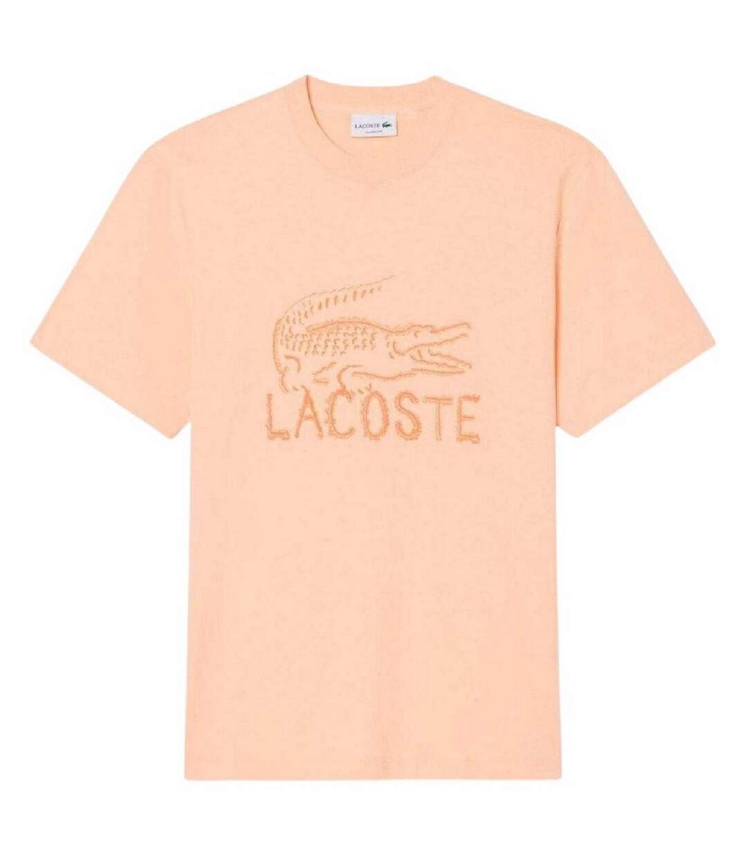 T-shirt Motif/style Logo Homme Rose Lacoste-2