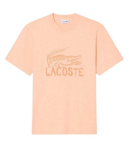 T-shirt Motif/style Logo Homme Rose Lacoste