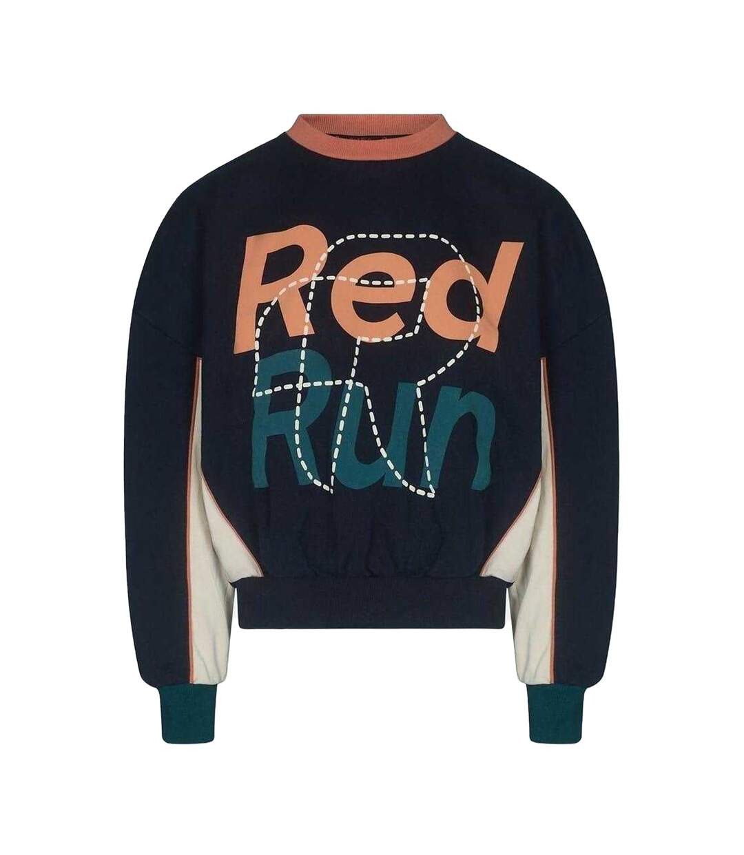 Sweat Adulte Bleu Marine Red Run-1