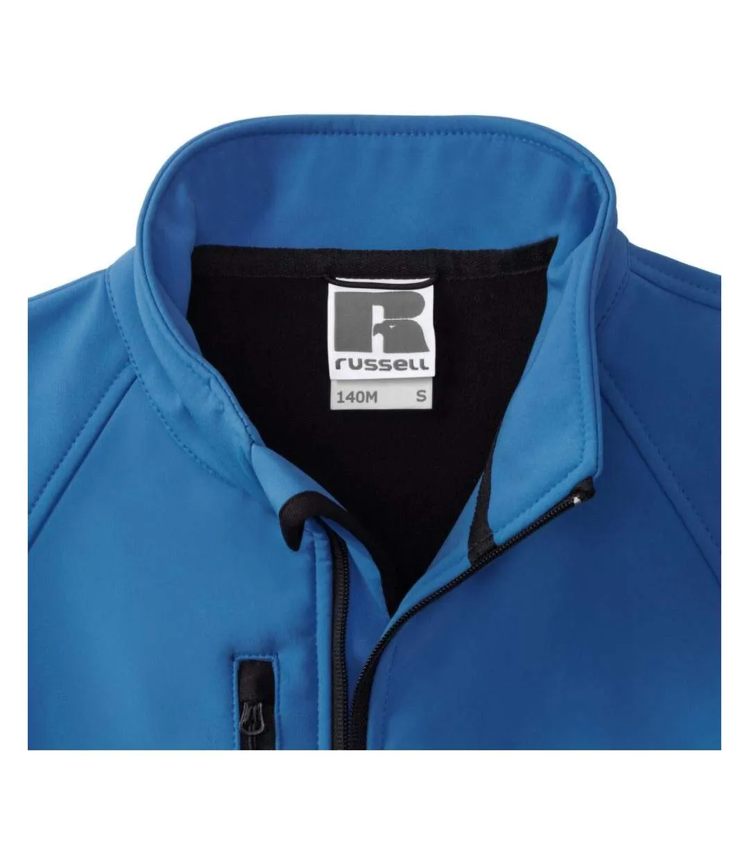 Veste Softshell Résistante À L'eau Et Au Vent Pour Hommes Bleu Russell-4