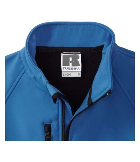 Veste Softshell Résistante À L'eau Et Au Vent Pour Hommes Bleu Russell